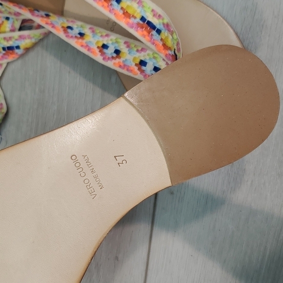 Nupie Womens Lace Up Gladiator Boho Flats Sandals shoes sz 37 US 6.5 - Picture 7 of 7